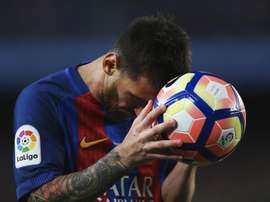 O 'Barça' bateu o Eibar no fecho do campeonato espanhol. EFE