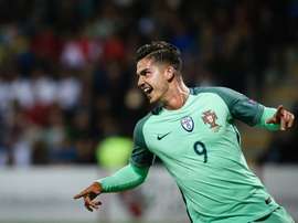 Andre Silva scored the only goal of the game against Hungary. EFE/EPA/Archivo