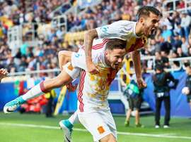 España se llevó el partido con ciertos apuros ante Portugal. EFE