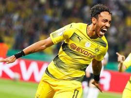 Aubameyang scored twice for Dortmund. EFE