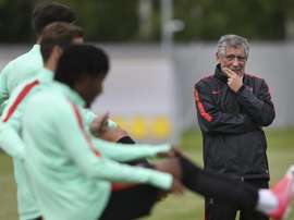 O tema do mercado foi comentado pelo técnico da Seleção portuguesa. EFE/Mario Cruz