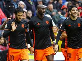Eliaquim Mangala podría vestir la camiseta del Sevilla en el presente curso. EFE/Archivo