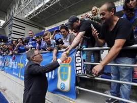 La plantilla del Oviedo está con Anquela. EFE/Archivo
