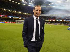 Allegri is hoping the players can help push his team to Champions League success. EFE