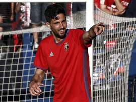 El ex de Osasuna, contento con el juego bosnio. EFE/Archivo