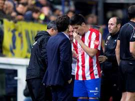 Le défenseur du Sporting Gijon, Jorge Meré. EFE