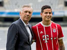 James desagradado cam saída de Ancelotti. EFE