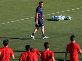 Berizzo va a Japón con 25 futbolistas. EFE