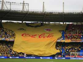 Des supporters colombiens au stade Metropolitano Roberto Meléndez, Barranquilla. EFE