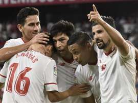 Les hommes d'Eduardo Berizzo reçoivent Maribor au stade Sánchez Pizjuán. EFE