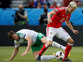 Jonny Evans pourrait rejoindre prochainement Manchester City. EFE