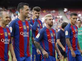 Digne falou sobre Iniesta e Messi. EFE