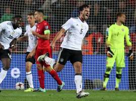 Hummels consiguió el tanto de la victoria alemana. EFE