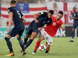 Inglaterra goleó a Malta. AFP