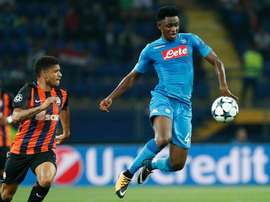 O Shakhtar bateu o Napoli no arranque da Champions. EFE