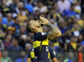 Benedetto fue el autor de dos de los cuatro goles de Boca. EFE/Archivo