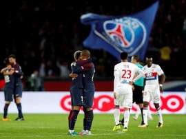 Os parisienses acabaram por ser felizes diante do Lyon. EFE/EPA