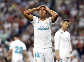 Casemiro, o rosto do desalento 'merengue'. EFE