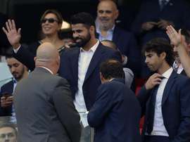 Diego Costa regressa a Madri em janeiro. EFE