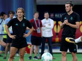Modric voltou ao grupo. EFE