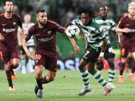 Barça derrota Sporting CP em Alvalade, pela Champions League. EFE