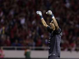Keylor Navas in action for Costa Rica. EFE/Archivo