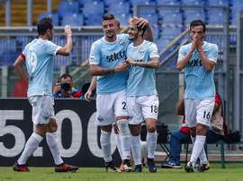 Vitória folgada do time 'laziale'. EFE