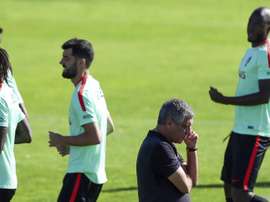Neto fez dupla na defesa com o capitão (até à entrada de CR7), Pepe. EFE