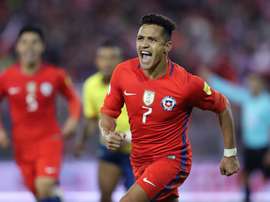 Alexis marcó un gol agónico para salvar a Chile. EFE