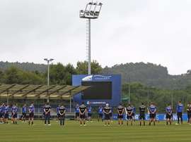 El Dépor sigue trabajando de cara a la nueva temporada. EFE