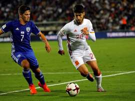 Spain were lacking sheen in Jerusalem. EFE