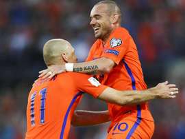 Sneijder est dans la ligne de mire. EFE
