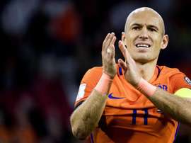A não presença da Holanda significa que não vamos ver mais Robben com a 'Laranja'. EFE