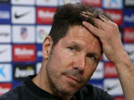 Simeone, en busca de nuevos talentos para su ataque. EFE