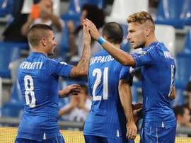 Ciro Immobile and Italy will be seeded for the draw. EFE/Archvio