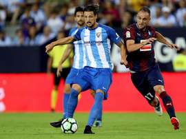 El jugador se lesionó en el calentamiento del encuentro frente al Leganés. EFE/Archivo