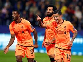 El Liverpool vence ante el Maribor. EFE