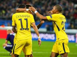 Di Maria, émerveillé par Mbappé. EFE