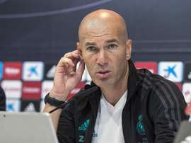 Zidane spoke in a press conference ahead of the Copa del Rey clash. EFE
