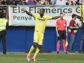 Bakambu had three disallowed goals during the match against Malaga. EFE