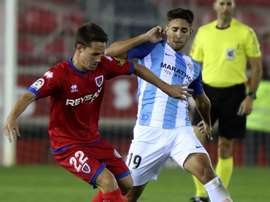 El Málaga se dejó remontar ante el Numancia en el descuento. EFE