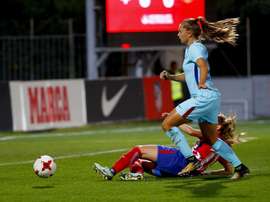 Lieke Martens está viviendo una etapa inolvidable en el Barcelona. EFE/Archivo