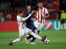 Koutris pourrait quitter l'Olympiacos en janvier. EFE