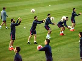El Athletic realizó una sesión de recuperación. EFE/Archivo
