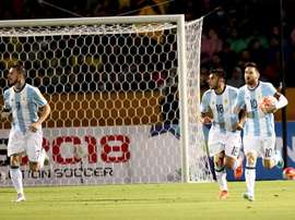Extremo vai assim falhar os jogos da seleção da Argentina.EFE