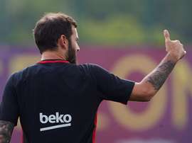 Os 'colchoneros' poderão estar interessados no ex-Sevilla. EFE/Archivo