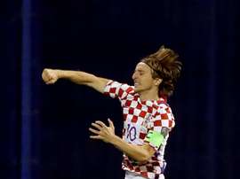 Modric opened the scoring in Zagreb. EFE