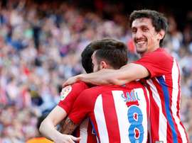 La Juve su Savic dell'Atlético. EFE