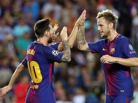 Rakitic quer continuar no Barcelona. EFE/Archivo