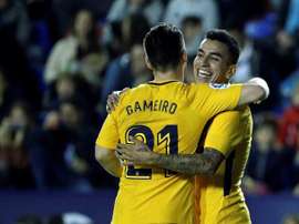 O Atlético goleou na visita ao Levante. EFE